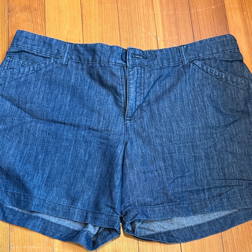 Lee Women's Dark Blue Jean Shorts